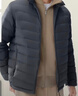 波司登（BOSIDENG）25年新款短款羽绒服男款90绒商场热卖同款立领羽绒内胆B250131005 黑色8056-25-经典极简风 M 175/96A 体重约130-140斤 实拍图