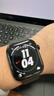 Apple/苹果 Watch S11 智能手表GPS款46毫米亮黑色铝金属表壳黑色运动型表带S/M MEVG4CH/B 实拍图