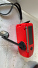 鸣固 手摇发电机 多动能手电筒收音机应急防灾充电宝 太阳能充电 红色 实拍图