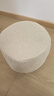 乐爱家换鞋凳圆形布艺凳子亚麻凳子创意卧室休闲小板凳客厅非塑料沙发凳 实拍图