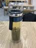 KDISV德国水杯玻璃钢化玻璃杯高硼硅2026新款耐高温防爆防摔茶杯泡茶 升级款银色450ML【双层加厚/防爆耐摔】 [茶水分离/耐高温] 实拍图