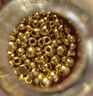 喜上眉梢喜饰黄金古法金珠999足金散珠硬金光面磨砂转运珠路路通圣诞礼物 4mm 重版光珠单颗0.2g 实拍图
