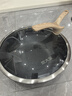 炊大皇炒锅不粘锅易清洁麦饭石色炒菜锅32cm电磁炉通用黑曜石系列CG32HY 实拍图