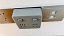 公牛（BULL） 插排 /插座/一转多多功能插座/适用于86型墙壁插座/适用于卧室、厨房 86型 一转四分控插座 远山灰GN-93223 实拍图