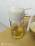 【喷倒两用】玻璃喷油壶瓶空气炸锅厨房家用雾化喷油瓶油罐调料 【耐热玻璃】白色 470ml 实拍图