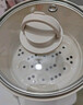 美的（Midea）电煮锅 小电锅 电蒸锅 长柄 宿舍小锅 多功能辅食锅 1.6L学生寝室一体泡面小火锅 XZE2017 配蒸笼 实拍图