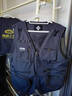JEEP SPIRIT吉普工装马甲男士春夏季钓鱼背心机能多口袋外套男装 深灰 3XL 实拍图