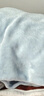 网易严选加厚法兰绒 毛毯A类抗菌 办公居家午睡空调毯盖毯 晴空蓝1*1.4m 实拍图