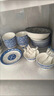 HKML碗盘碟套装家用景德镇碗筷陶瓷器吃饭碗菜盘面汤碗鱼盘勺组合餐具 蓝青花4碗4盘4勺4筷2面碗 实拍图