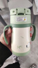 膳魔师（THERMOS）儿童吸管保温杯礼盒带杯套把手316L不锈钢超轻幼儿上学学生杯TCKC 实拍图
