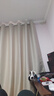 水星家纺免打孔窗帘遮光卧室高遮光布杆子全套飘窗遮阳帘3.6x2.7m米色 实拍图