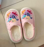 小马宝莉（MY LITTLE PONY）儿童棉拖鞋室内秋冬保暖防滑6-12岁中大女童加绒棉鞋 粉34-35码 实拍图