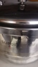 苏泊尔（SUPOR）304不锈钢5.2L压力锅22cm【2-4人适用】快煮防爆高压锅电磁炉通用 实拍图
