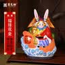 吉兔坊北京兔儿爷桌面摆件乔迁新居装饰工艺品伴手礼 中号坐葫芦兔儿爷 实拍图