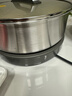 美的（Midea）0涂层电火锅不锈钢火锅专用锅分体可拆全钢速沸电火锅电热锅多功能锅6.5L电煮锅多用途锅HGS30G1 实拍图