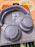 JBLT770NC头戴式主动降噪蓝牙耳机 手机电脑笔记本耳机游戏无线有线耳机  紫色 实拍图