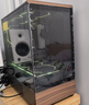 爱国者（aigo）星璨岚 小岚纹韵版 黑色 台式电脑主机箱 垂直风道风冷/M-ATX主板/240水冷/270°海景房/5090显卡 实拍图