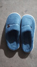【福利价】小熊小兔棉拖秋冬季情侣保暖学生男拖鞋女居家棉拖鞋 小熊小兔棉拖-藏青色 44-45 适合43-44 实拍图