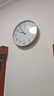 北极星（POLARIS）钟表挂钟客厅家用静音时钟现代挂墙简约挂表2025新款石英钟 【静音机芯】简约款-金色 12英寸（直径30.5厘米） 实拍图