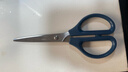 得力(deli)160mm办公生活家用剪刀 小剪子手工剪纸刀 办公用品 蓝色0602 实拍图