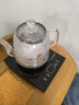 FUNORK全自动上水电热烧水壶玻璃烧水器茶台专用一体茶桌茶几保温泡茶具抽水电茶炉 1L 底部上水 - 黑色 实拍图