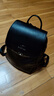 袋鼠女包七夕大容量质感女士双肩背包软皮多用中年女包妈妈老婆礼物 黑色 实拍图