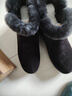 可牧丽羊雪地靴女皮毛一体真皮防滑中老年人羊毛靴冬季保暖鞋妈妈大棉鞋女 咖啡色（正码/脚宽脚厚需买大一码） 40 (250mm) 实拍图
