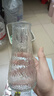 玻璃花瓶透明植物插花瓶水培容器大花瓶装饰客厅摆件 透明水波纹（17*5.5*8） 1个装 实拍图
