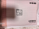 京东京造  轻柔速干华夫格浴巾 纯棉A类不掉毛吸水男女加大洗澡浴巾 粉色 实拍图