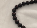 月印百川 金星小叶紫檀手串文玩佛珠女款和田玉手链约6mm 实拍图