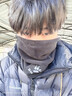 卡尔美（KELME）骑行面罩男围脖套冬季防风防寒护脸颈保暖头套围巾骑车头巾 黑色 实拍图
