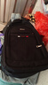 袋鼠双肩包男士背包大容量行李旅游包学生书包女初中商务笔记本电脑包 黑色配红标 实拍图