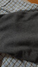 纯棉脖套男女士秋冬季防寒护颈套围脖冬季保暖假领子套头围巾百搭 深灰色 双层棉 实拍图