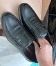 波图蕾斯加绒保暖皮鞋男士套脚商务休闲鞋正装棉鞋男 9516 黑色(加绒) 41 实拍图
