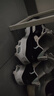 斯凯奇（Skechers）女鞋夏季蕾丝熊猫鞋厚底增高百搭休闲运动经典复古老爹鞋11959 黑色/白色/BKW 36.5 尺码偏大，建议选小半码 实拍图