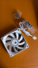 利民（thermalright）TL-8015W 8cm超薄风扇白色风扇 S-FDB V2轴承 8cm机箱风扇4pin PWM 2200转速 实拍图