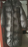 鸭鸭（YAYA）佟丽娅同款长款羽绒服女加厚长过膝东北加厚潮ins韩版宽松外套HY 黑色 M 实拍图