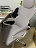 朗域轩品人体工学电竞椅人工力学座椅久坐护腰宿舍游戏电脑椅子可躺写字椅 【升级四向腰托】蝶翼白丨乳胶-3级气杆-脚踏 120-155度(含) 联动扶手 四向腰托 实拍图