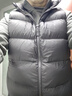 京东京造【零压系列】轻薄羽绒服男外套冬季 防钻绒马甲背心男 曜石黑M 实拍图