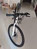 SANGPU折叠自行车成人山地车公路学生男变速赛车越野单车通勤城市代步女 顶配辐条-白黑【普通胎】 26寸21速【适合身高165-180cm】 实拍图