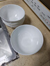 京东京造 碗盘餐具整套 碗具套装乔迁之喜骨瓷陶瓷家用 饭碗4.5英寸*6 实拍图