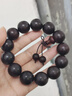 石玥珠宝18mm印度小叶紫檀手串盘串文玩佛珠念珠手链男女士款 木手串把件 实拍图