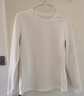 拇指白小T李乃文同款二代水光魔术T恤男秋冬纯棉百搭打底衫 皓白 M 实拍图