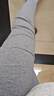 婧麒（JOYNCLEON）孕妇裤秋冬打底裤外穿运动瑜伽安全休闲裤子 浅灰 XXL JYK169925 实拍图