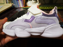 鸿星尔克（ERKE）童鞋男女童运动鞋儿童缓震轻便跑鞋淡紫粉/微晶白/神秘紫31 实拍图
