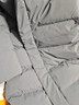 京东京造羽绒服男鸭绒加厚防寒工装面包服中长款冬外套衣服 灰色 2XL 实拍图
