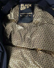 高梵【田栩宁同款】黑金鹅绒服机能5.0五格2025男士羽绒服 蓝金9号2XL 实拍图