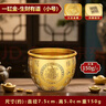 上善若水纯铜百福铜缸全聚宝盆摆件马年吉祥铜器纯铜聚财缸摆件全黄铜米缸 【招财进宝百福款】小号 150g 实拍图