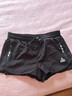 匹克泳裤男泳衣男防尴尬速干宽松平角沙滩裤双层温泉海边度假泳裤黑XL 实拍图