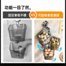 厨房葱姜蒜置物盒吸盘式置物架生姜大蒜调料筐免打孔墙上挂篮 3层旋转置物架 透明款【双吸盘】 实拍图